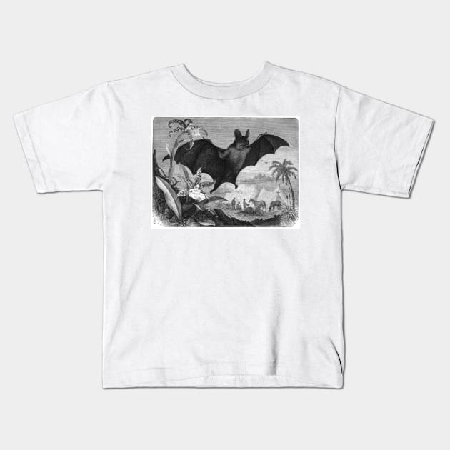 Vampire Bats Kids T-Shirt by Bravuramedia